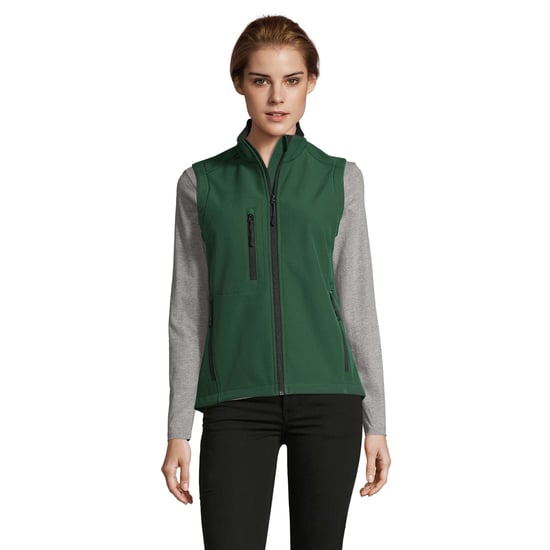 SOLS Womens/Ladies Rallye Soft Shell Bodywarmer Jacket (flaschengrün) - Image 5