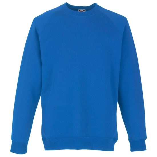 Fruit Of The Loom Childrens Unisex Raglan Sleeve Sweatshirt (Royal)