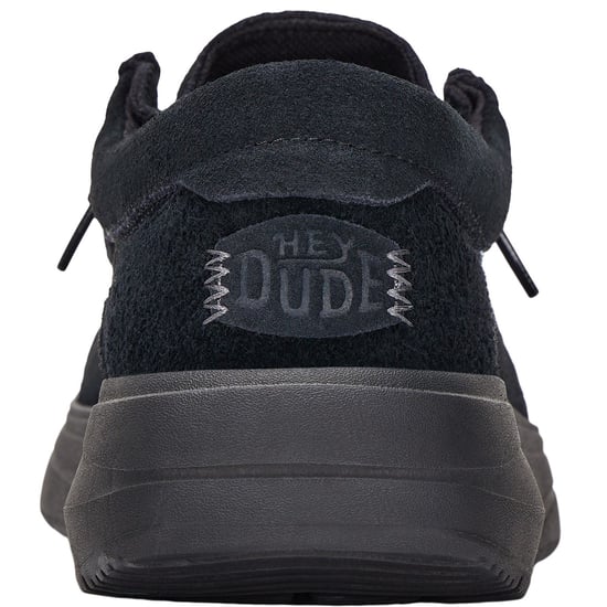 HEYDUDE Wally X Wildleder Herren Schwarz Bootsschuhe - Image 2