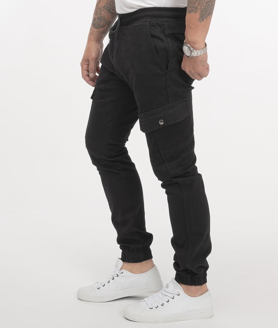 Rock Creek Cargohose Schwarz