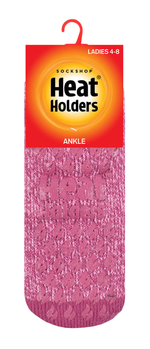Heat Holders rutschfeste Thermo-Knöchelsocken für Damen mit Griffen - Image 2