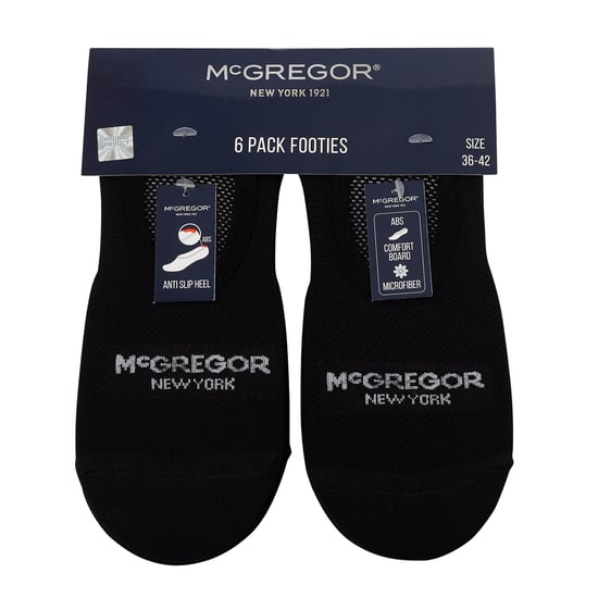 GB - McGregor - Footies Black 6-pack