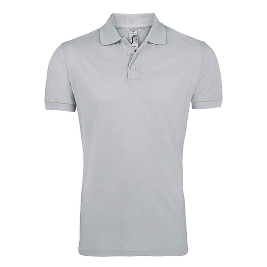 SOLs Herren Prime Pique Polo-Shirt, Kurzarm (Grau) - Image 1