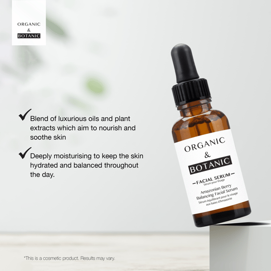 Organic & Botanic Mandarin Orange Correcting Facial Serum 30ml