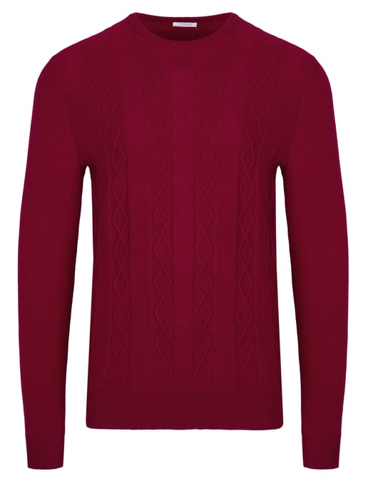 Malo Optimum Kaschmir Pullover rot - Image 1