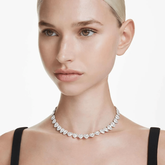 Swarovski 'Ss25 Capsule' Damen-Halskette aus Metall - Silber 5720857 - Image 6