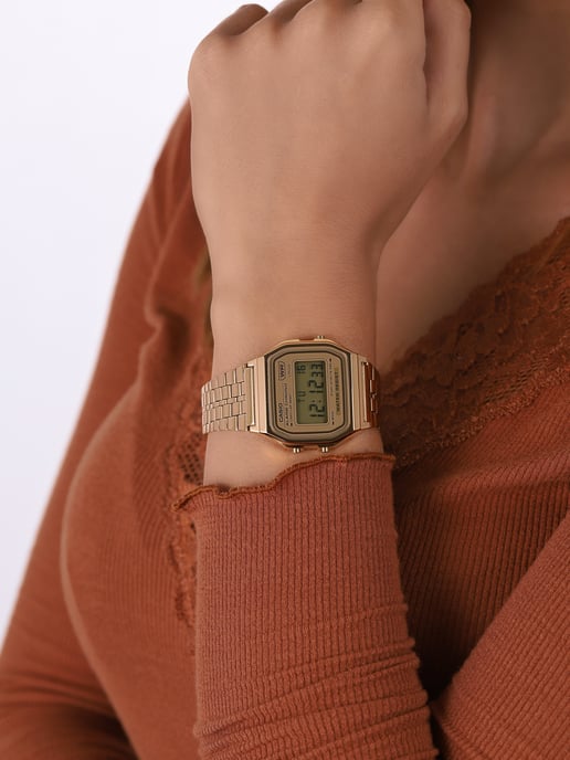 Casio Casio Collection Vintage Unisex Gold Uhr A158WETG-9AEF - Image 6