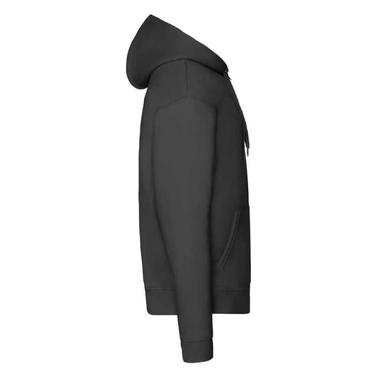 Fruit of the Loom Unisex Adult Premium Full Zip Hoodie (Schwarz) - Image 3