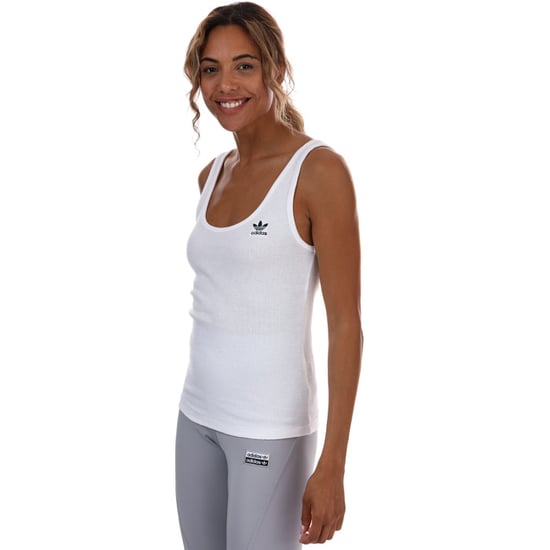 Women's adidas Originals Tank Top in White Black