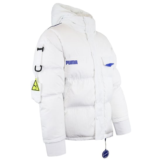 Puma x Ader Error Langarm-Puffermantel mit Reißverschluss in Weiß für Herren - Image 2