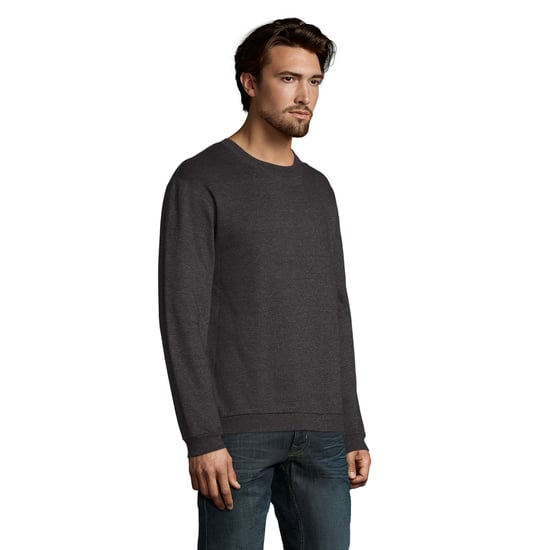 SOLS - "Spider" Sweatshirt Rundhalsausschnitt für Herren (Holzkohle meliert) - Image 3