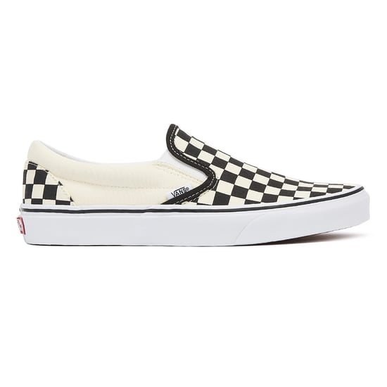 Vans Classic Slip-On Unisex Schwarz Weiß Checkboard Canvas Skate-Trainer - Image 4