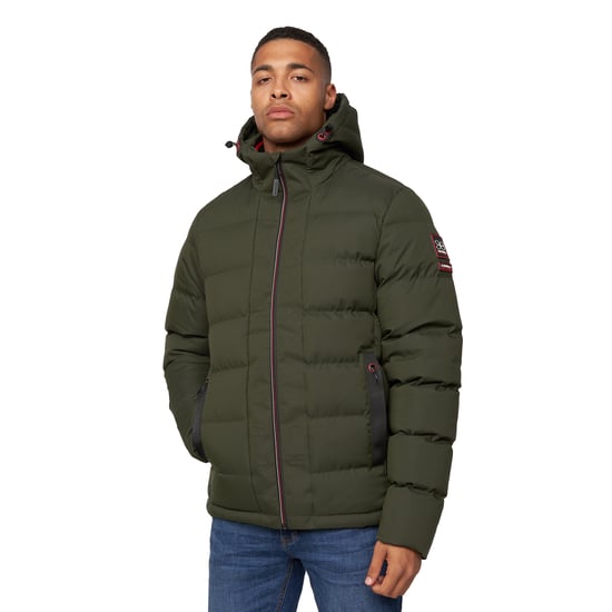 Crosshatch - "Kampnew" Jacke für Herren (Dunkel-Olive) - Image 1