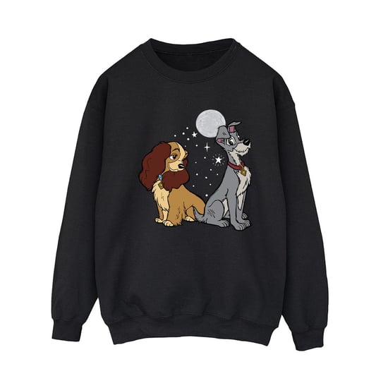 Disney - "Lady And The Tramp" Sweatshirt für Damen (Schwarz) - Image 1