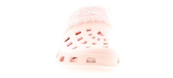 Womens Clog Sandals Flip Flops Faux Fur Lined Zena pink