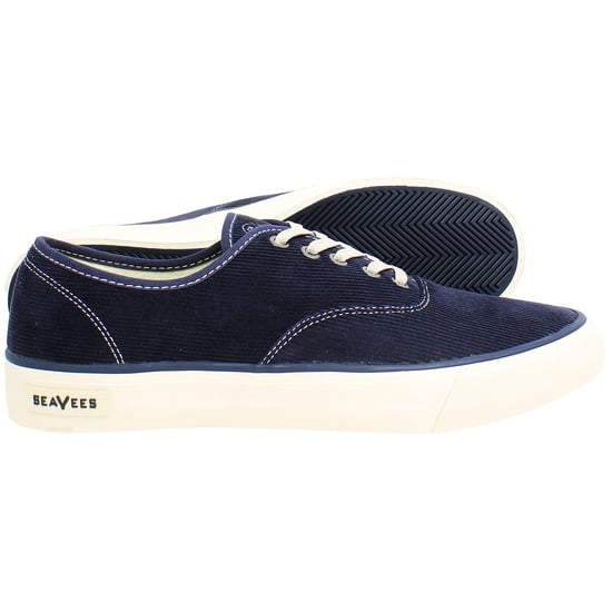 Seavees Legend Cordies Herren Navy Plimsolls - Image 4
