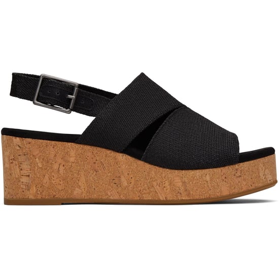 TOMS Claudine Nylon Women's Schwarze Keile - Image 4