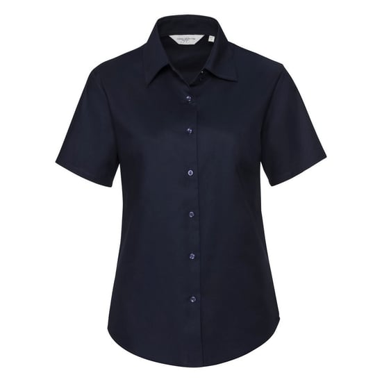 Russell Collection - Bluse mit kurzen Ärmeln - Damen (Marineblau) - Image 1