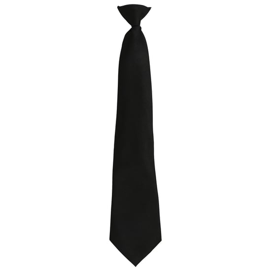 Premier - "Colours Fashion" Krawatte Zum Anklemmen für Herren/Damen Unisex (Schwarz) - Image 1