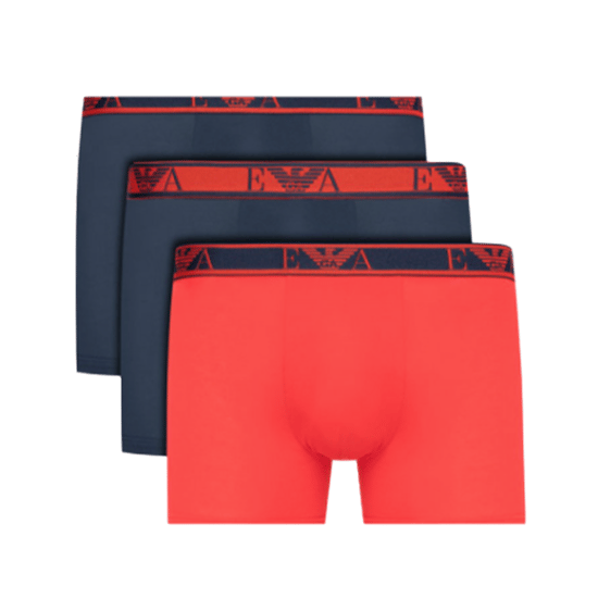 Emporio Armani Herren-Boxershorts, 3er-Pack, langes Logo (unlimited) - Image 1