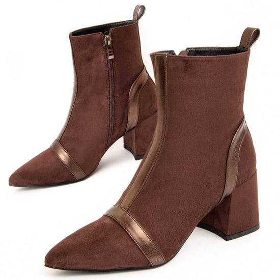 Montevita Heel Ankle Boot Cella In Brown
