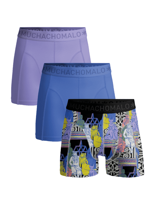 Muchachomalo Men's Boxer Shorts - 3 Pack - Men's Underpants