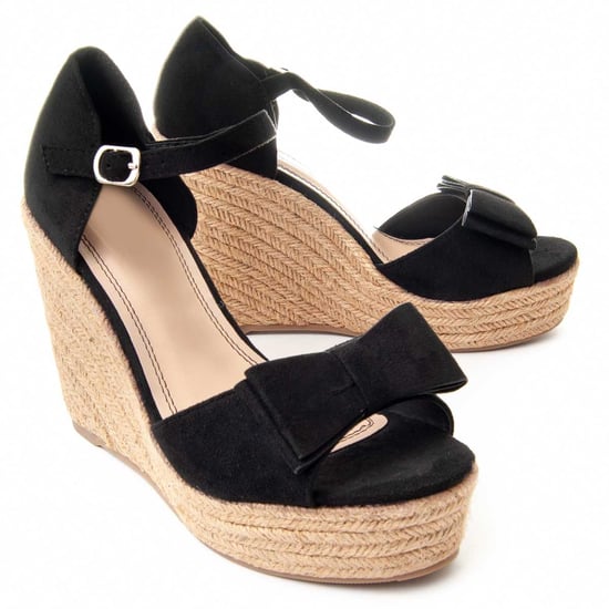 Montevita Wedge Sparto Sandale Spartsum9 in Schwarz - Image 2