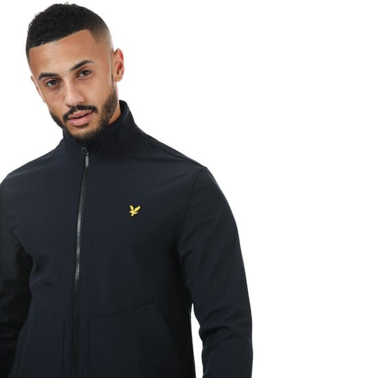 Veste Softshell col cheminée Lyle And Scott Pour Homme en Bleu Marine - Image 5