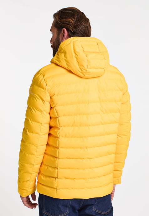 Dreimaster Wattierte Steppjacke Herren Gelb - Image 3