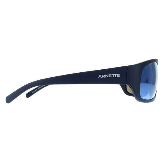 Arnette Rechteck Herren Matte Blau Dunkelgrau Spiegel Wasserblau Sonnenbrille - Image 4