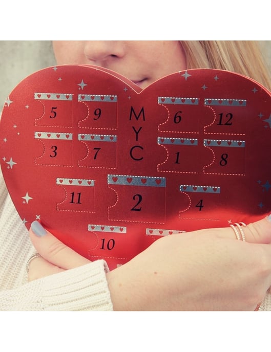 Valentine's Day Herz Box - 14 Juwelen - Rose Gold und Kristall - Image 5