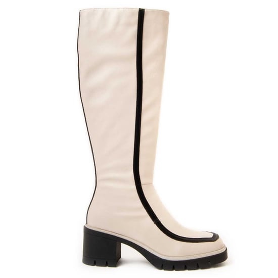 Montevita Absatzstiefel Linne in Weiß - Image 1
