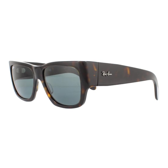 Ray-Ban Square Unisex Tortoise Blue Sunglasses