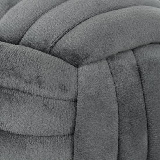 furn. Knoten Verflochtenes Samt Türstopper - Image 2