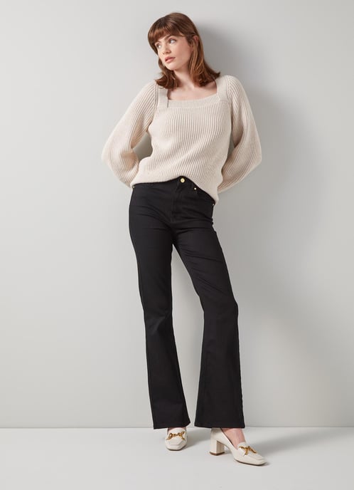 LK Bennett Cora Trousers, Black