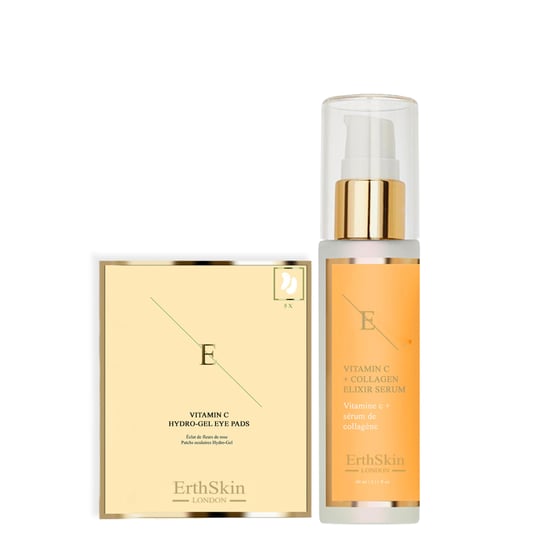 Vitamin C + Collagen Elixier Serum 60ml + Vitamin C Hydro Yellow Eye Pads x 5 - Image 1