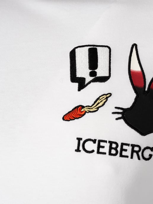 Iceberg T-Shirt Bugs Men's White