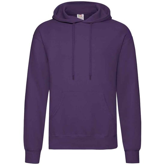 Fruit of the Loom Erwachsene Unisex Klassik Kapuzenpullover (Violett) - Image 1