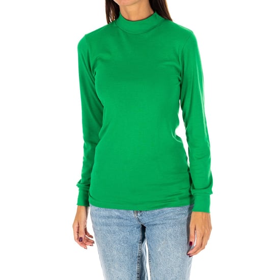 Long-sleeved T-shirt with half-high collar 1625-M women
