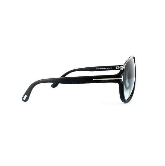 Tom Ford Sonnenbrille 0334 Dimitry 02W Matt Schwarz Blau Grau Gradient - Image 4