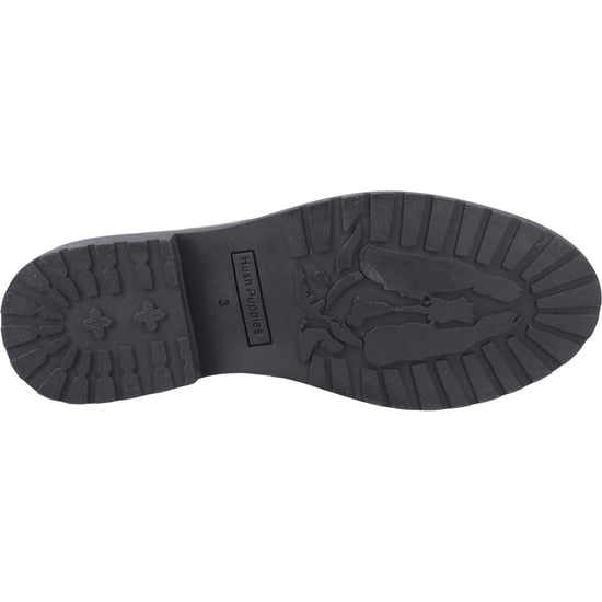 Hush Puppies Verity Slip On Leder Damen Schwarz Loafers - Image 3
