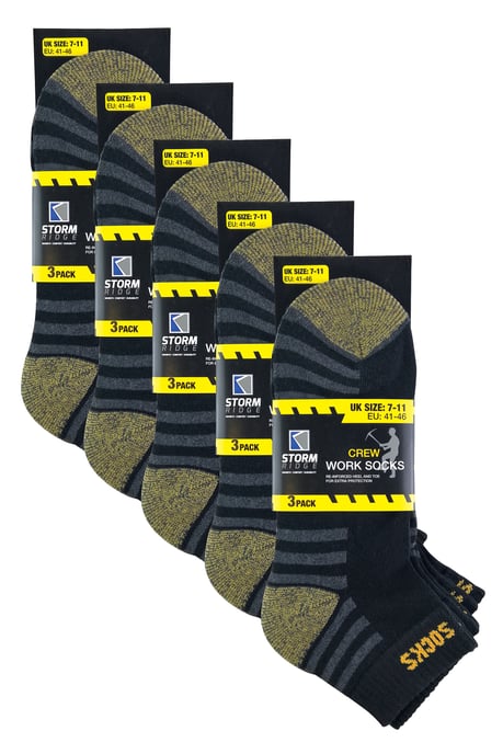 15 Paar Multipack Herren-Knöchelsocken | Low Cut Short Work Socks - 15 Paare - Image 2