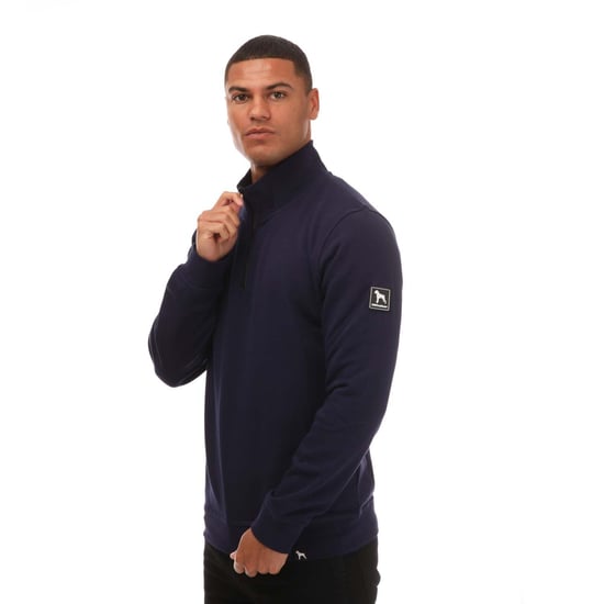 Men's One True Saxon Dixon 1/4 Zip Fleece in Navy - Image 1