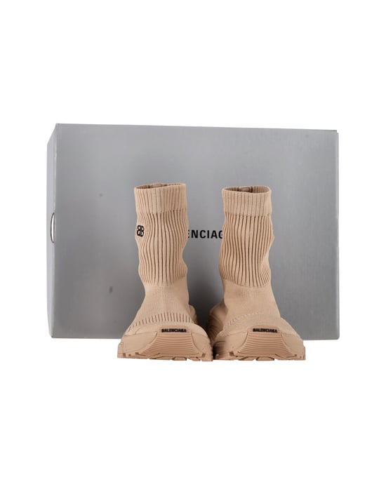 Balenciaga 3.0 Socken Sneakers aus beigem Polyester - Image 2