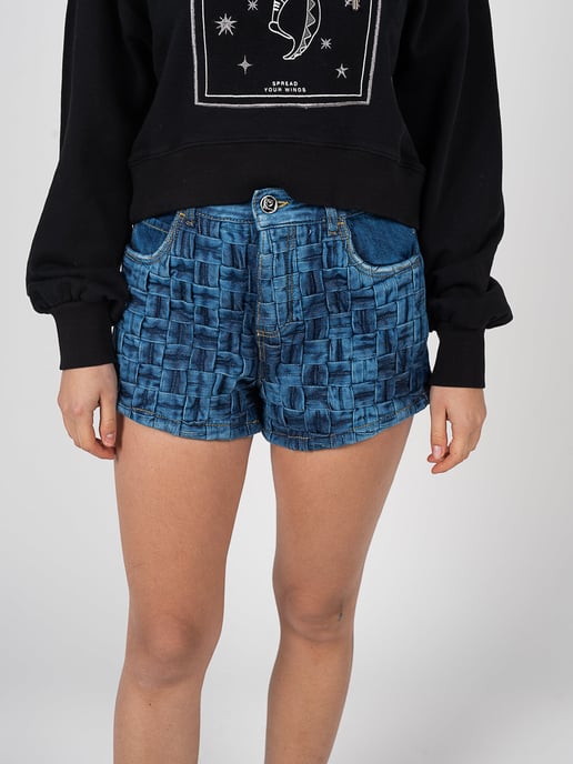 Pinko Shorts Creativa Damen dunkelblau - Image 4