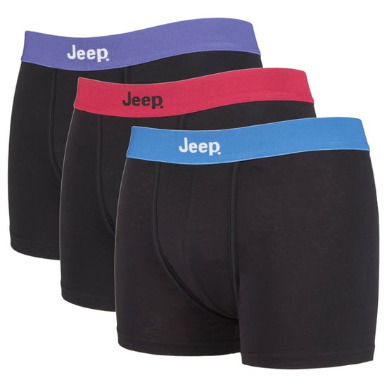 JEEP - 3 Paar Herren Baumwollmischung Alltags Fitted Pants - Image 1