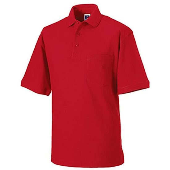 Russell Herren Polo-Shirt, Kurzarm (Rot) - Image 3
