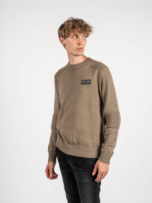 Les Hommes Pullover Herren beige - Image 3