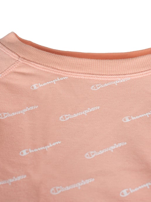 Champion Sweatshirt C-Neck Woman's Pink