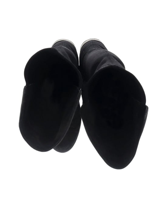Stuart Weitzman 5050 Knief boots aus schwarzem Wildleder - Image 4